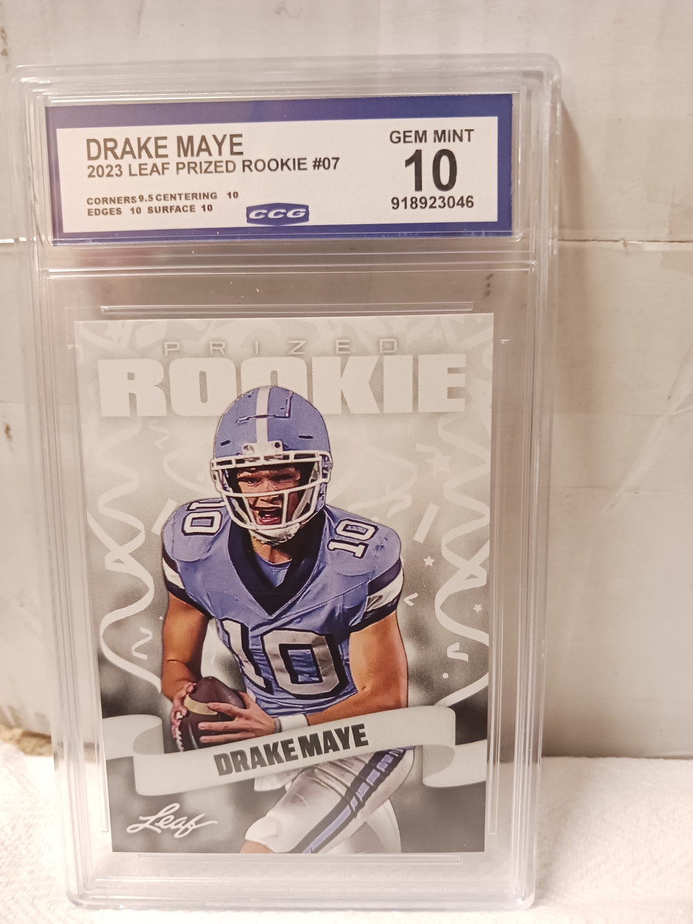 2023 DRAKE MAYE LEAF PRIZED ROOKIE GEM MINT 10 - Picture 2 of 6